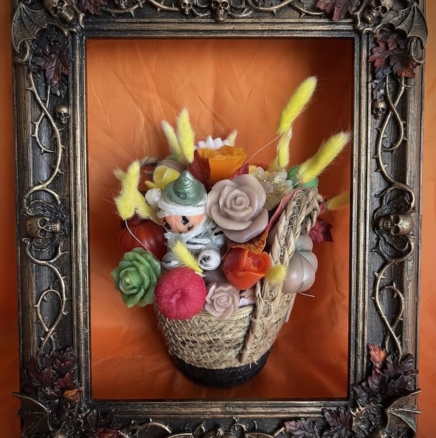 Composition Halloween "Fleur"